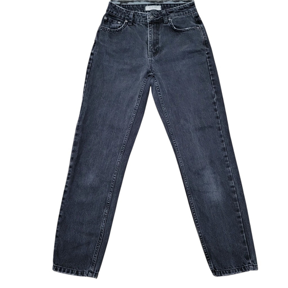 Free People Women's Straight-Leg Jeans Gray Size 26 Inseam 28" - Picture 1 of 7